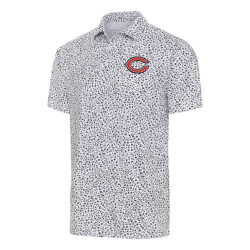 Antigua NFL Chicago Bears Men's Motion Polo, White, Small