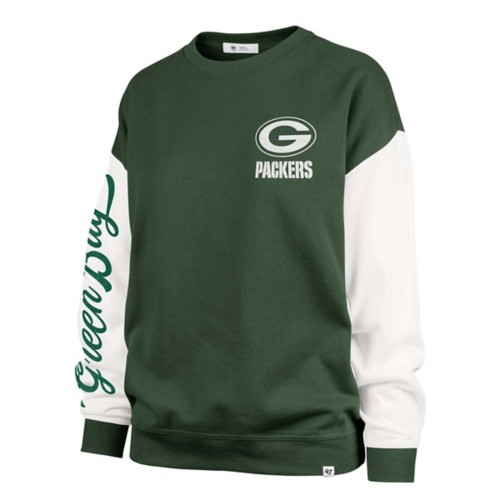 売れ筋商品|||ニューエラ カットソー トップス レディース Women's Green Green Bay Packers Throwback Boxy Sweatshirt Green Women's Green Bay Packers New Era Green Throwback Boxy