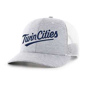 Men's New Era Khaki Minnesota Twins Golfer Adjustable Hat