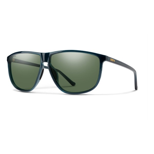 Photos - Sunglasses Smith Optics Men's Smith Mono Lake Polarized  Pacific Crystal/Polarized Grey Green Pacific Crystal/Polarized Grey Green 1977370 
