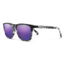 Matte Ice Tortoise/Polarized Purple Mirror