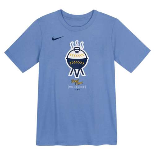 Nike Kids' Milwaukee Brewers City Connect Legend Logo T-Shirt