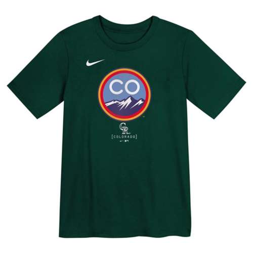 Nike Kids' Colorado Rockies City Connect Legend Logo T-Shirt