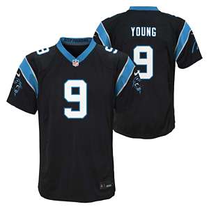 Nike Carolina Panthers Christian McCaffrey #22 Home NFL Jersey