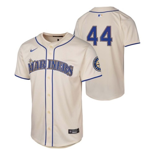 Nike Kids' Seattle Mariners Julio Rodriguez #44 Cream
