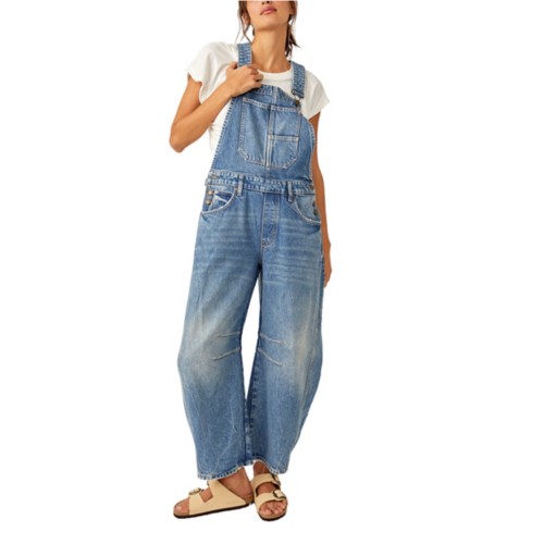 Women's Free People Good Luck Barrel Overalls