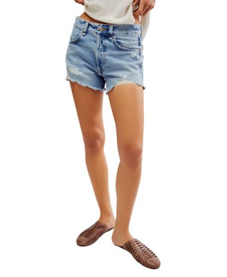 Women's Free People Now Or Never Jean Shorts