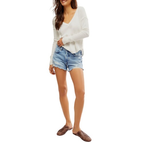 Women's Free People We The Free Now Or Never Jean Shorts