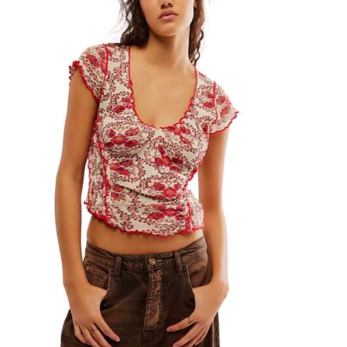 Women's Free People Oh My Baby V-Neck Shirt