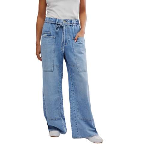 Women's Free People CRVY Outlaw Relaxed Fit Wide Leg Jeans