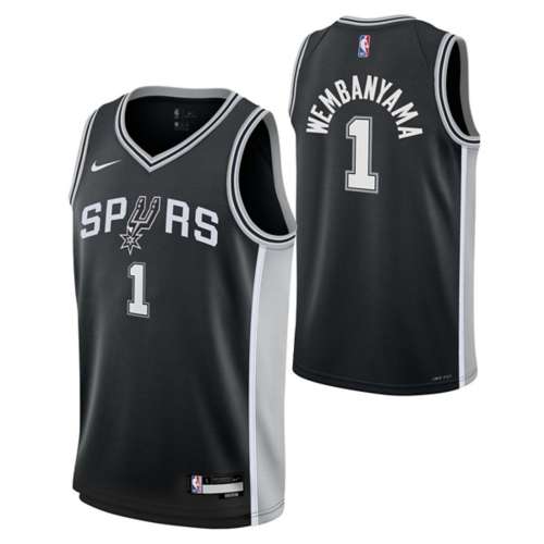 Nike Kids' San Antonio Spurs Victor Wembanyama #1 Icon Jersey