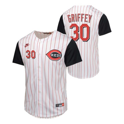 Nike Kids' Cincinnati Reds Ken Griffey Jr. #30 Cooperstown