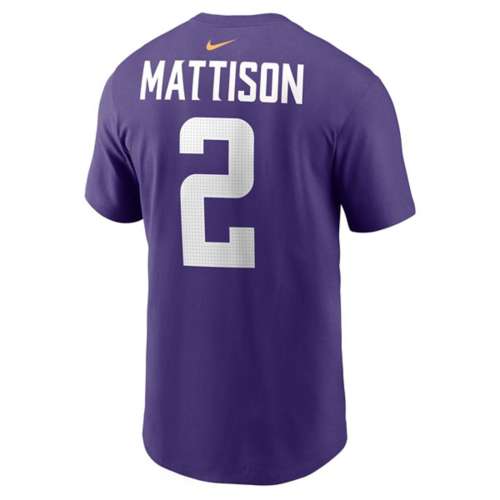 Nike Minnesota Vikings Alexander Mattison #2 Name & Number T-Shirt