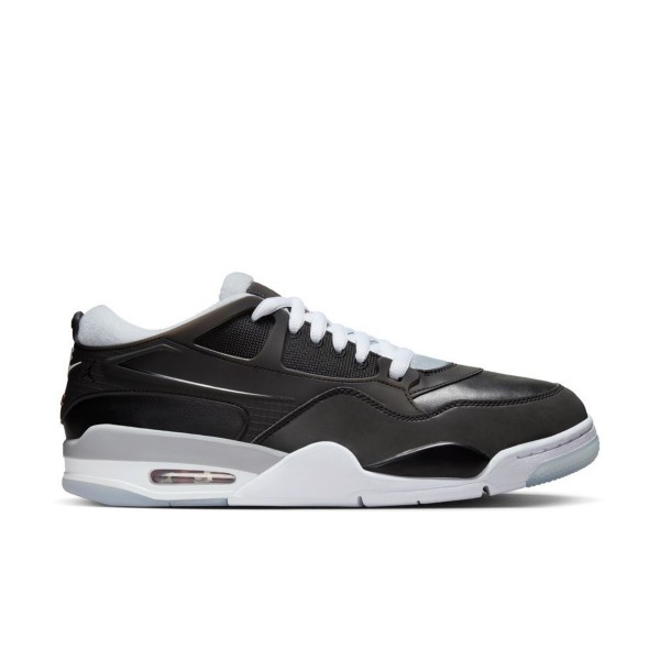 Men's Air Jordan 4 RM Sneakers 12 Regular Black/Fire Red/Wolf Grey/White