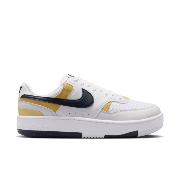 Women's Nike Gamma Force Sneakers 6.5 Regular White/Obsidian-Soft Pearl-Saturn Gold