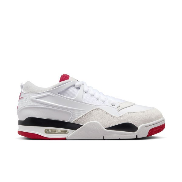 Men's Air Jordan 4 RM Sneakers 12 Regular White/Varsity Red/Black/Neutral Grey
