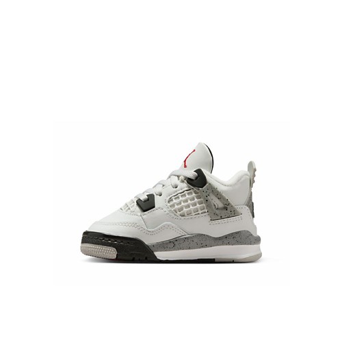 Toddler Air Jordan 4 Retro "White Cement" Sneakers