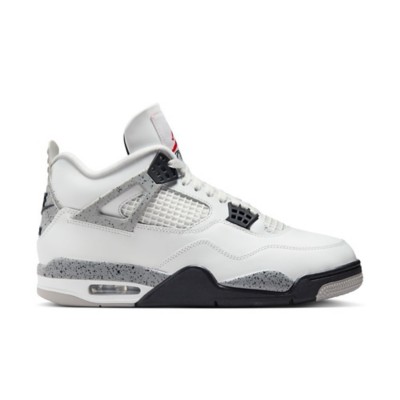 Men's Air Jordan 4 Retro "White Cement" Sneakers