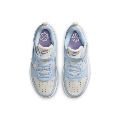 Little Kids' Nike Court Borough Low Recraft Hook N Loop Shoes