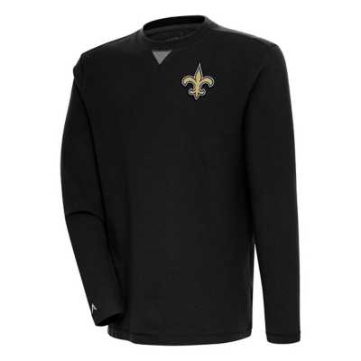 Antigua Men's New Orleans Saints Game Day Woven Fishing Shirt