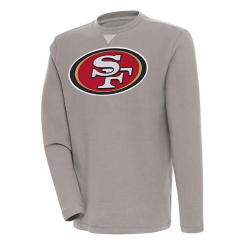 Antigua San Francisco 49ers Big Logo Flier Bunker Crewneck