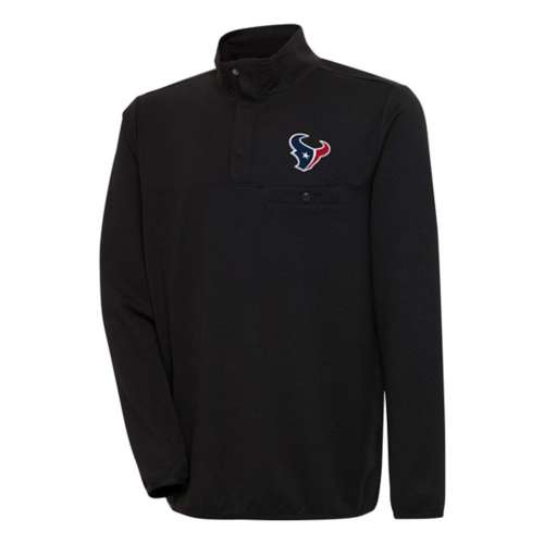Antigua Houston Texans Chest Crest Streamer Crewneck
