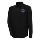 Antigua Indianapolis Colts Chest Crest Streamer Shacket Crewneck