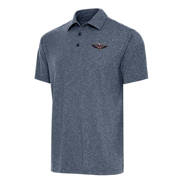 New Orleans Pelicans Par 3 Antigua Polo 2XLarge Navy Heather