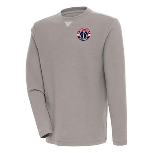 Men's Antigua Oatmeal Baltimore Orioles Reward Crewneck Pullover Sweatshirt Size: 3XL