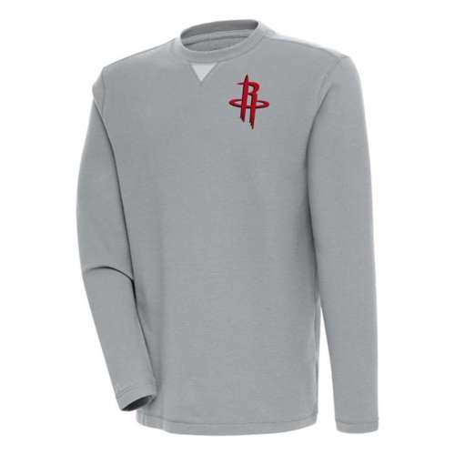 Boston Red Sox Antigua Flier Bunker Pullover Sweatshirt - Black