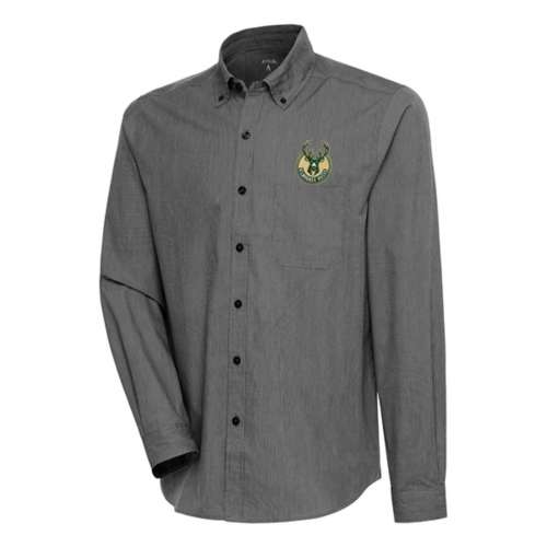 Pittsburgh Pirates Antigua Compression Long Sleeve Button-Down