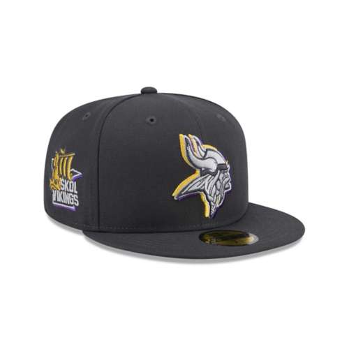 New Era Minnesota Vikings 2024 Draft 59Fifty Fitted Thermo Hat