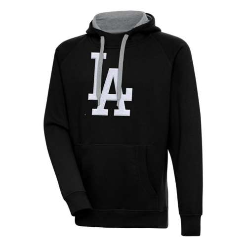 Antigua Los Angeles Dodgers Chenille Victory Pullover Hoodie