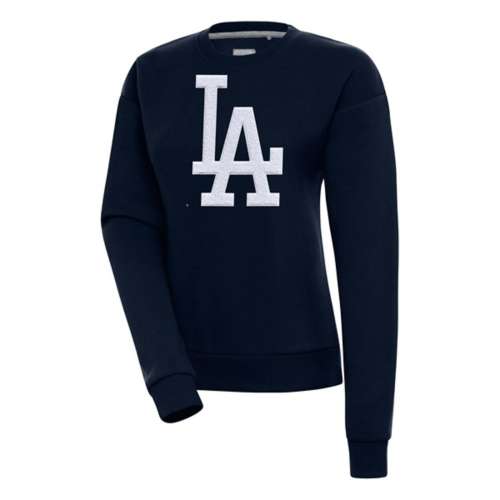 Antigua Women's Los Angeles Dodgers Chenille Victory Crew