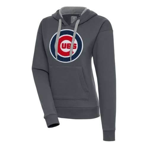 Men's Antigua Red Iowa Cubs Victory Pullover Hoodie