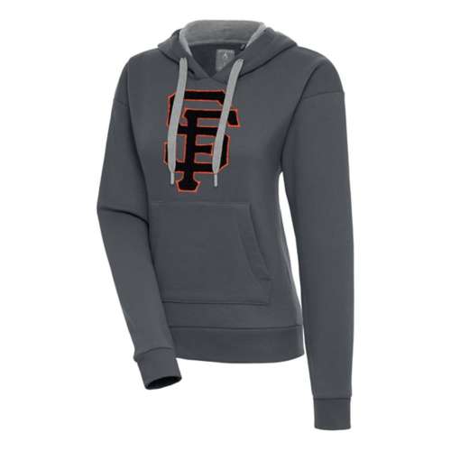Antigua Women's San Francisco Giants Chenille Victory Pullover Hoodie