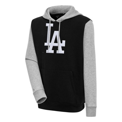 Antigua MLB Tampa Bay Rays Men's Victory CB Pullover Hoodie, Black, Medium, Cotton