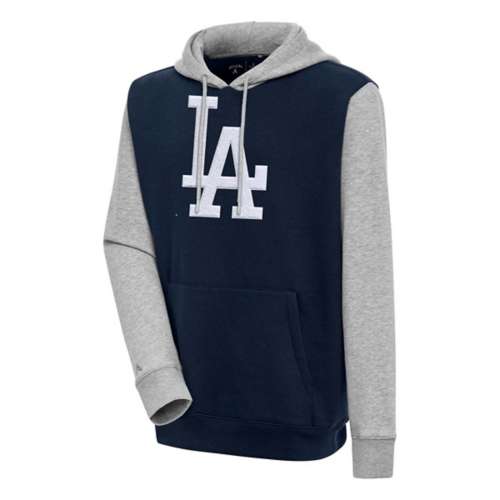 Antigua Los Angeles Dodgers Chenille Victory CB Pullover Hoodie