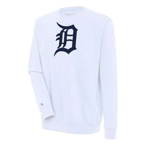 Antigua Detroit Tigers Navy Victory Pullover Hoodie Size Medium