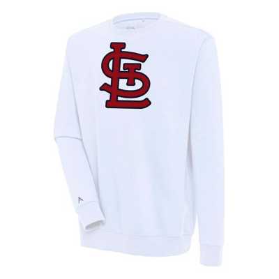 Antigua Women's St. Louis Cardinals Red Victory Crew Pullover