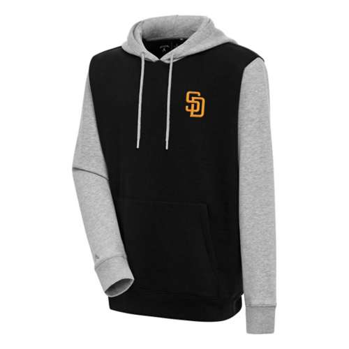 Antigua Pittsburgh Steelers Mens Grey Victory Long Sleeve Hoodie