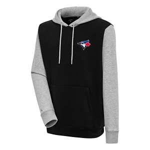 Antigua MLB Detroit Tigers Men's Victory CB Pullover Hoodie, Black, Small, Cotton