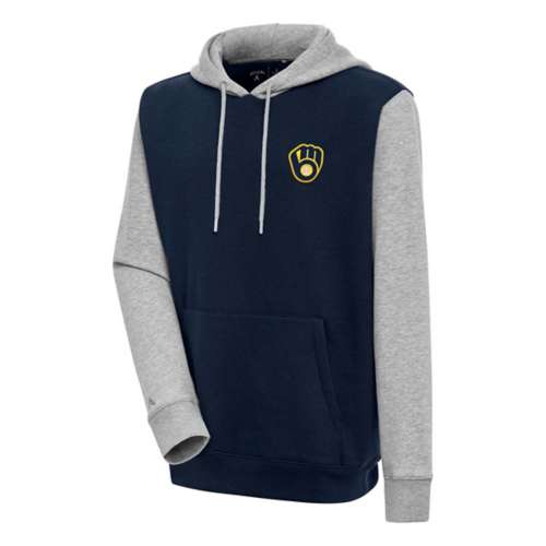 Antigua Milwaukee Brewers Victory CB Pullover Hoodie