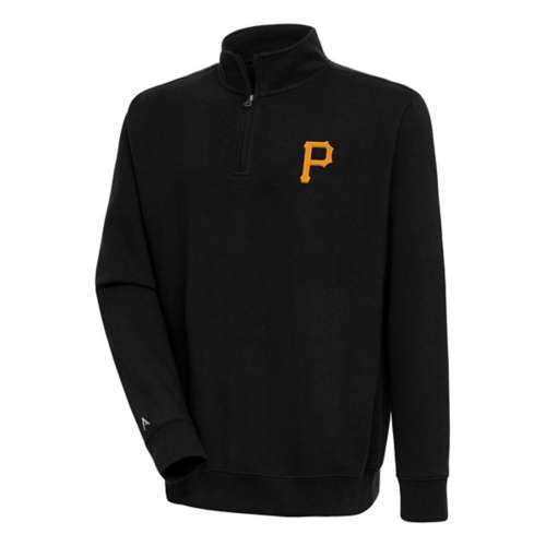 Antigua Pittsburgh Pirates Victory Mock Pullover Long Sleeve 1/4 Zip
