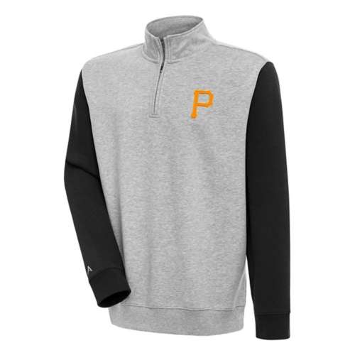 Antigua Pittsburgh Pirates Victory CB Mock Pullover Long Sleeve 1/4 Zip