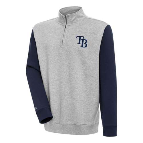 Antigua MLB Tampa Bay Rays Women's Victory Pullover Hood, Blue, Small, Cotton