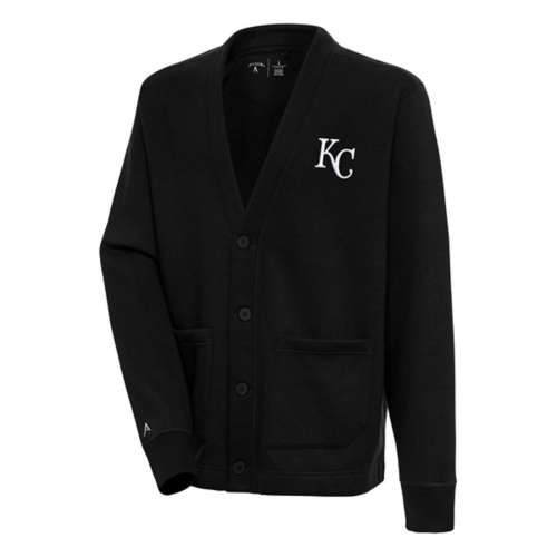 Royals Baseball Antigua Men's Kansas City Royals Victory Cardigan