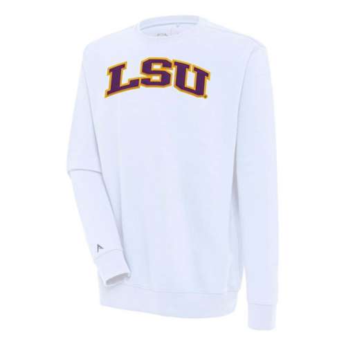 Men's Antigua White New Orleans Saints Victory Pullover Sweatshirt Size: 3XL