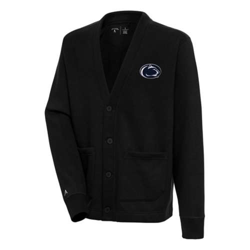 Antigua MLB Los Angeles Dodgers Men's Victory Cardigan, Black, Small, Cotton