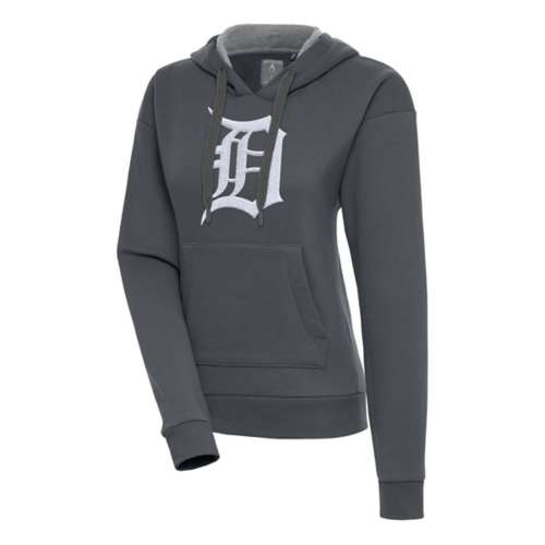 Antigua Women's Detroit Tigers Chenille Victory Pullover Hoodie